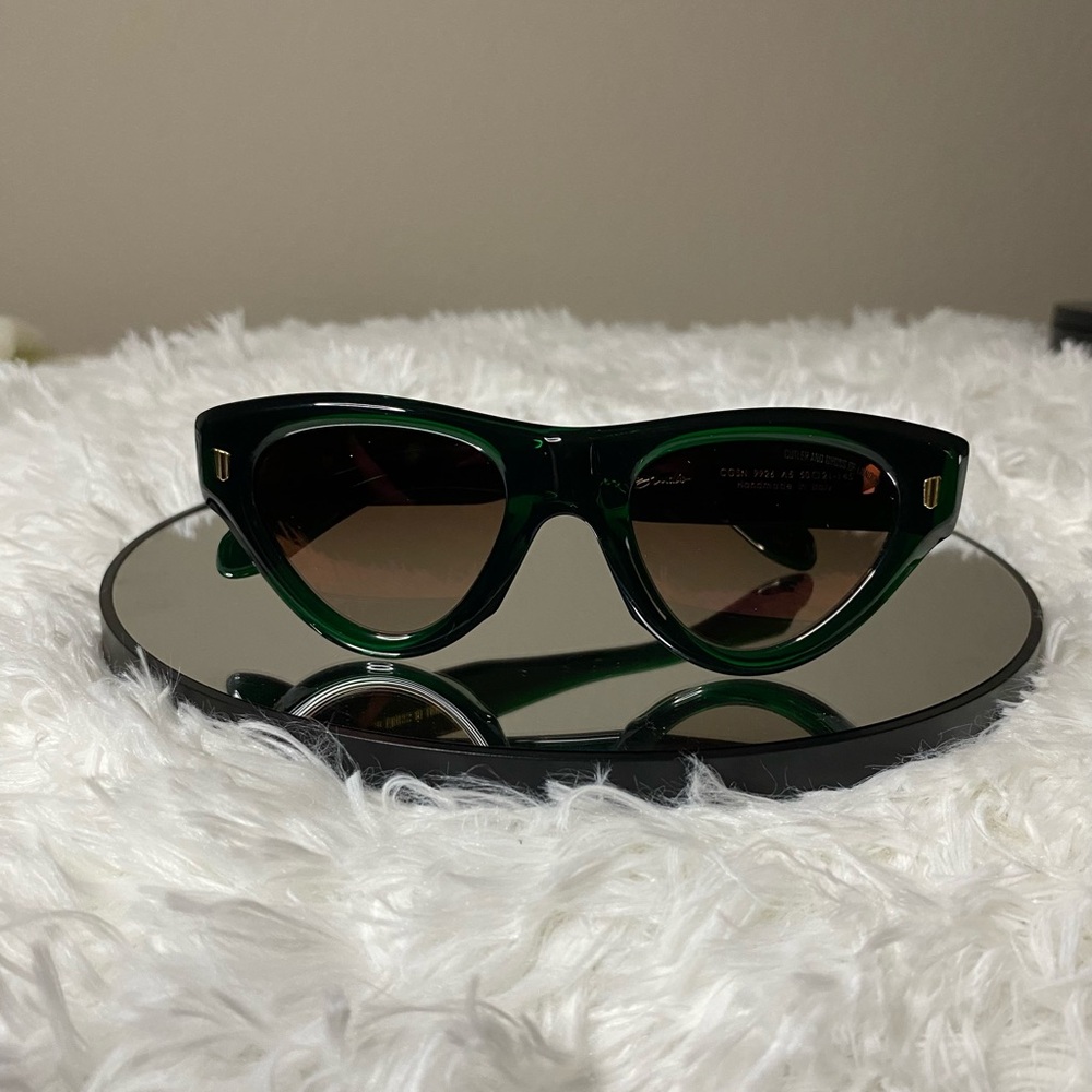 Cutler And Gross Sunglasses/ Model #: 9926/ Green Tinted Frames